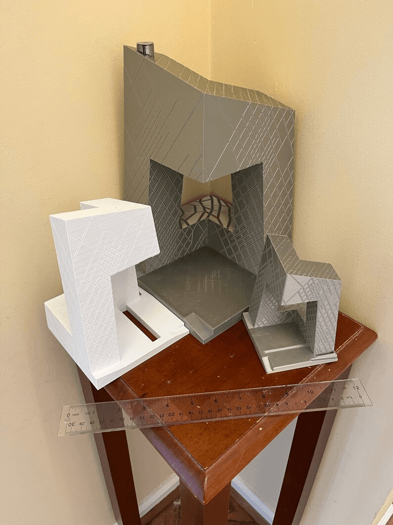 CCTV Headquarters Inspired Architectural Desk Model