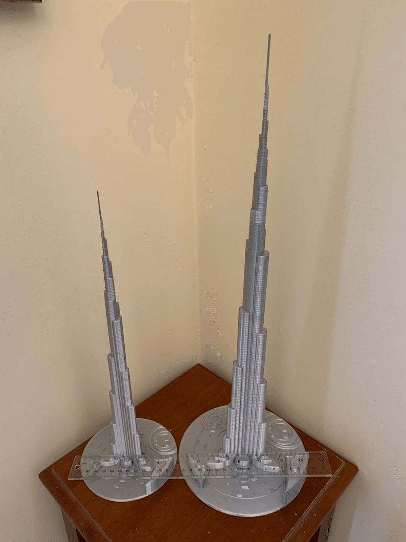 Burj Khalifa Inspired Tower Model | Dubai Skyline Figurine