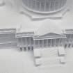 US Capitol Building Miniature Model – Collector's Replica