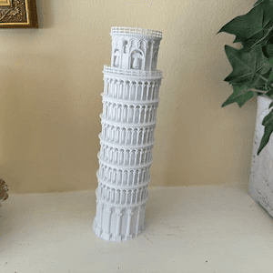 Leaning Tower of Pisa Miniature Model | Desk Decor