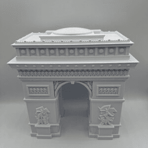 Arc de Triomphe Inspired Miniature Landmark Model