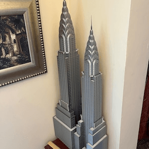 Chrysler Building Inspired Miniature NYC Skyscraper Model