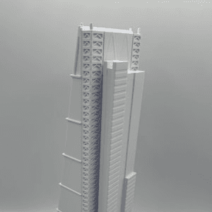 Leadenhall Building Inspired Miniature London Skyscraper Model