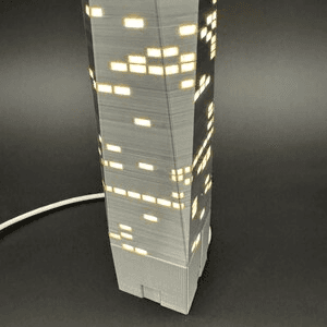 Twin Towers Inspired Light-Up Miniature NYC Skyline Model