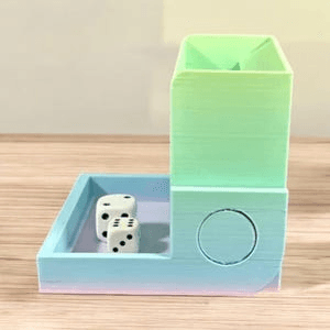 Compact Folding Dice Tower – Portable Tabletop RPG Roller