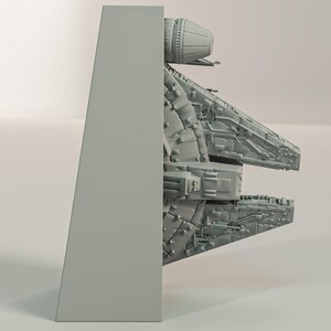 Millennium Falcon Inspired Book Nook Wall Mount Bracket