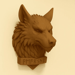 Fenrir Wolf Norse Gaming Headphone & Controller Mount