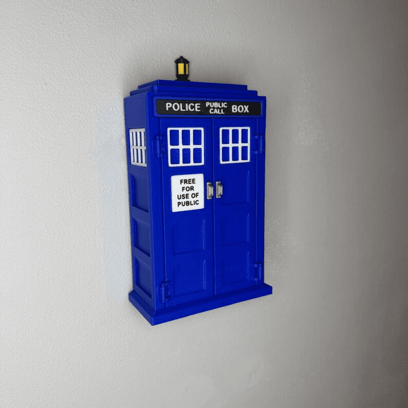 Doctor Who Inspired TARDIS Wall-Mounted Key Holder