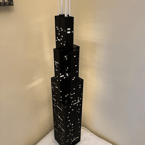 Sears Tower Inspired Light-Up Model | Chicago Icon
