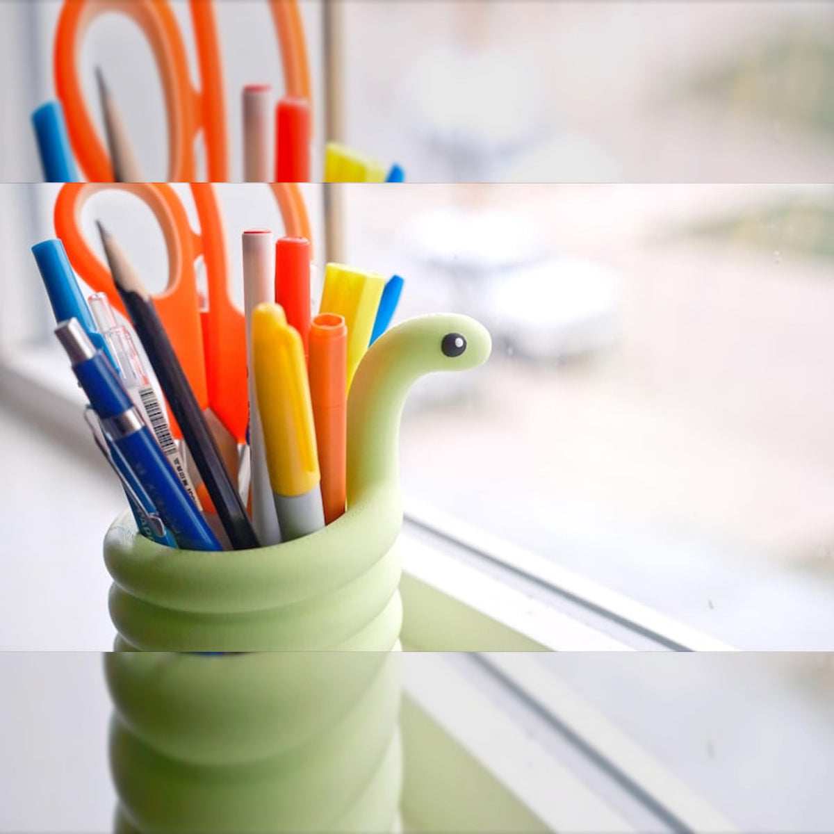 Cobra Snake Pen Holder & Desktop Planter Organiser