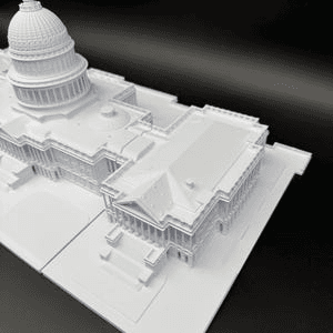 US Capitol Building Miniature Model – Collector's Replica