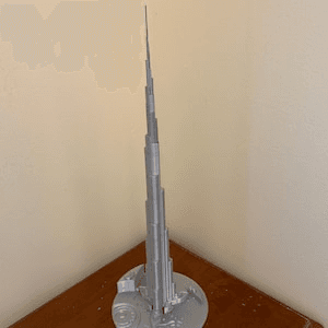 Burj Khalifa Inspired Tower Model | Dubai Skyline Figurine