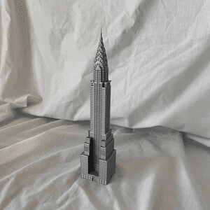 Chrysler Building Inspired Miniature NYC Skyscraper Model