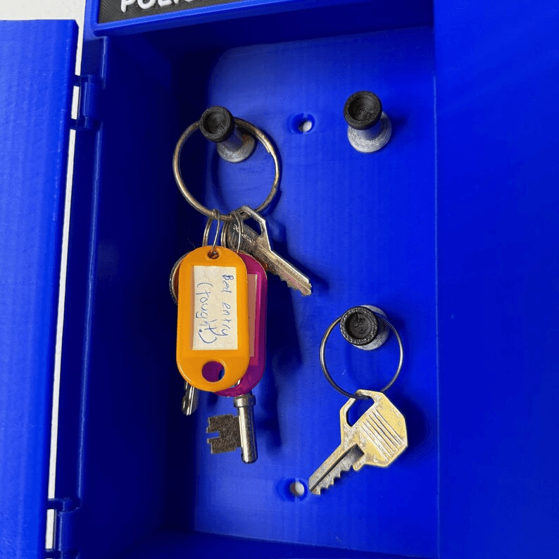 Doctor Who Inspired TARDIS Wall-Mounted Key Holder