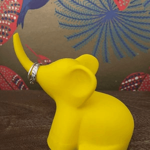 Playful Elephant Ring Holder & Jewellery Dish