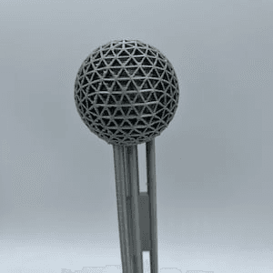 Reunion Tower Inspired Dallas Landmark Replica Model