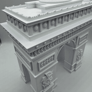 Arc de Triomphe Inspired Miniature Landmark Model