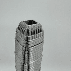 Two IFC Hong Kong Tower Inspired Miniature Skyline Model