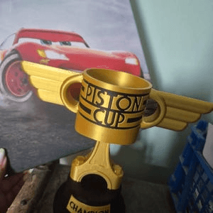 Personalized Piston Cup Trophy – Cars Inspired Fan Gift