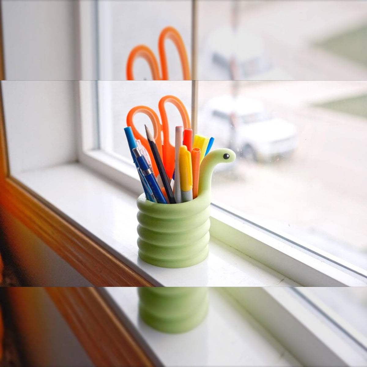 Cobra Snake Pen Holder & Desktop Planter Organiser