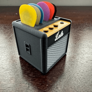 Amplifier-Style Guitar Pick Holder & Desk Organiser