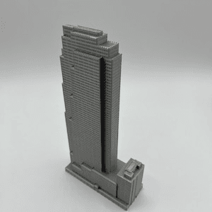 30 Rockefeller Plaza Inspired Miniature Skyscraper Model