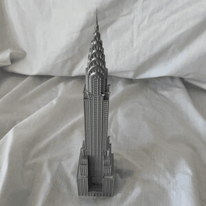Chrysler Building Inspired Miniature NYC Skyscraper Model