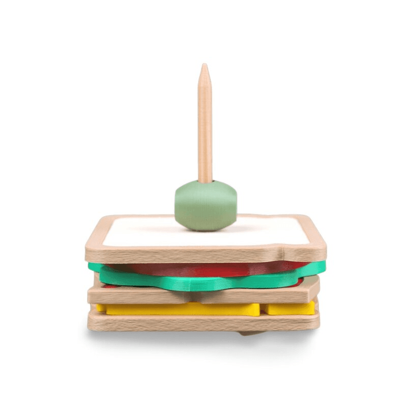 Funny Sandwich Coaster Set – 6 Piece Novelty Food Gift