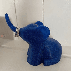 Playful Elephant Ring Holder & Jewellery Dish