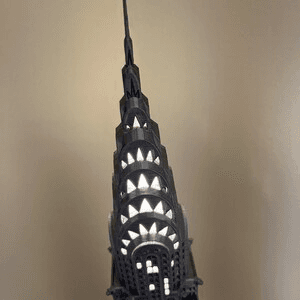 Chrysler Building Light-Up Miniature Model | NYC Landmark