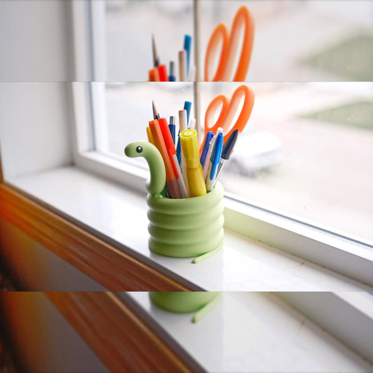 Cobra Snake Pen Holder & Desktop Planter Organiser
