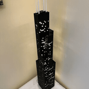 Sears Tower Inspired Light-Up Model | Chicago Icon