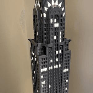 Chrysler Building Light-Up Miniature Model | NYC Landmark