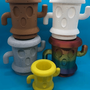 Lloid Gyroid Inspired Planter – Animal Crossing Fan Gift