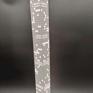 World Famous Skyline Light-Up Glowing Desk Model Display
