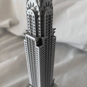 Chrysler Building Inspired Miniature NYC Skyscraper Model