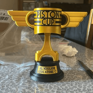 Personalized Piston Cup Trophy – Cars Inspired Fan Gift