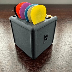 Amplifier-Style Guitar Pick Holder & Desk Organiser