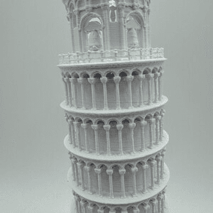 Leaning Tower of Pisa Miniature Model | Desk Decor