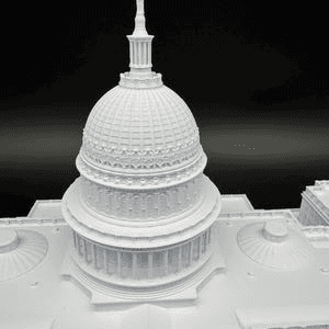 US Capitol Building Miniature Model – Collector's Replica