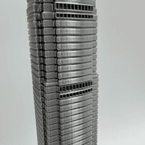 Two IFC Hong Kong Tower Inspired Miniature Skyline Model