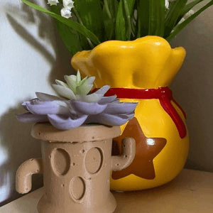 Lloid Gyroid Inspired Planter – Animal Crossing Fan Gift