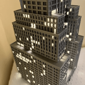 Chrysler Building Light-Up Miniature Model | NYC Landmark