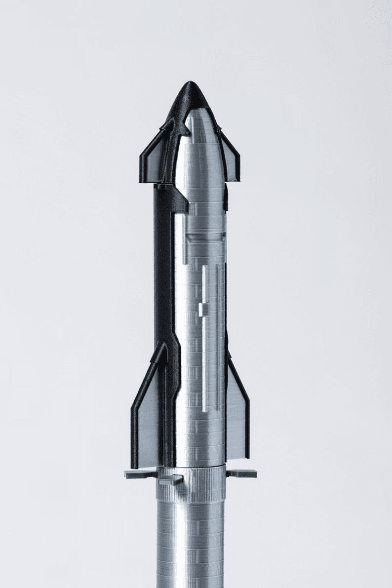SpaceX Starship Inspired Super Heavy Rocket Lamp Model