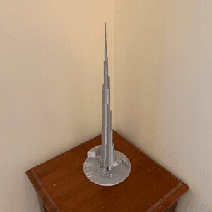 Burj Khalifa Inspired Tower Model | Dubai Skyline Figurine
