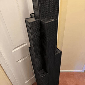 Sears Tower Inspired Miniature Chicago Landmark Model