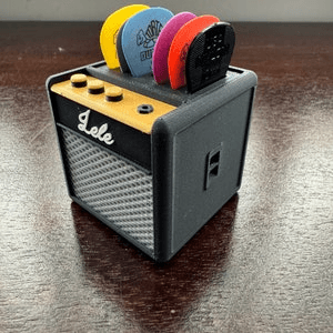 Amplifier-Style Guitar Pick Holder & Desk Organiser