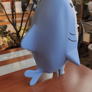 Final Fantasy-Inspired Shark Plant Pot | Gaming Planter