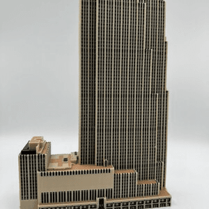 30 Rockefeller Plaza Inspired Miniature Skyscraper Model