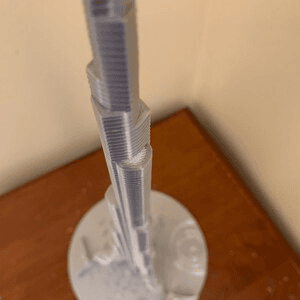 Burj Khalifa Inspired Tower Model | Dubai Skyline Figurine